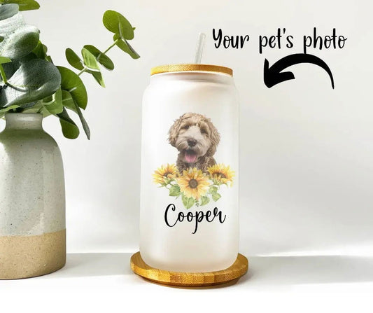 Custom Pet Photo Tumbler - Wags and Willows