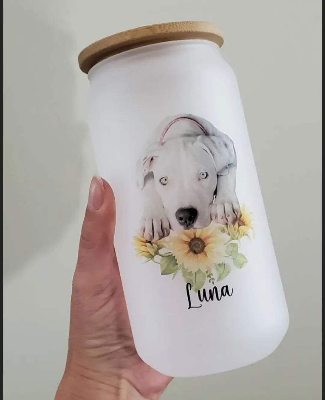 Custom Pet Photo Tumbler - Wags and Willows