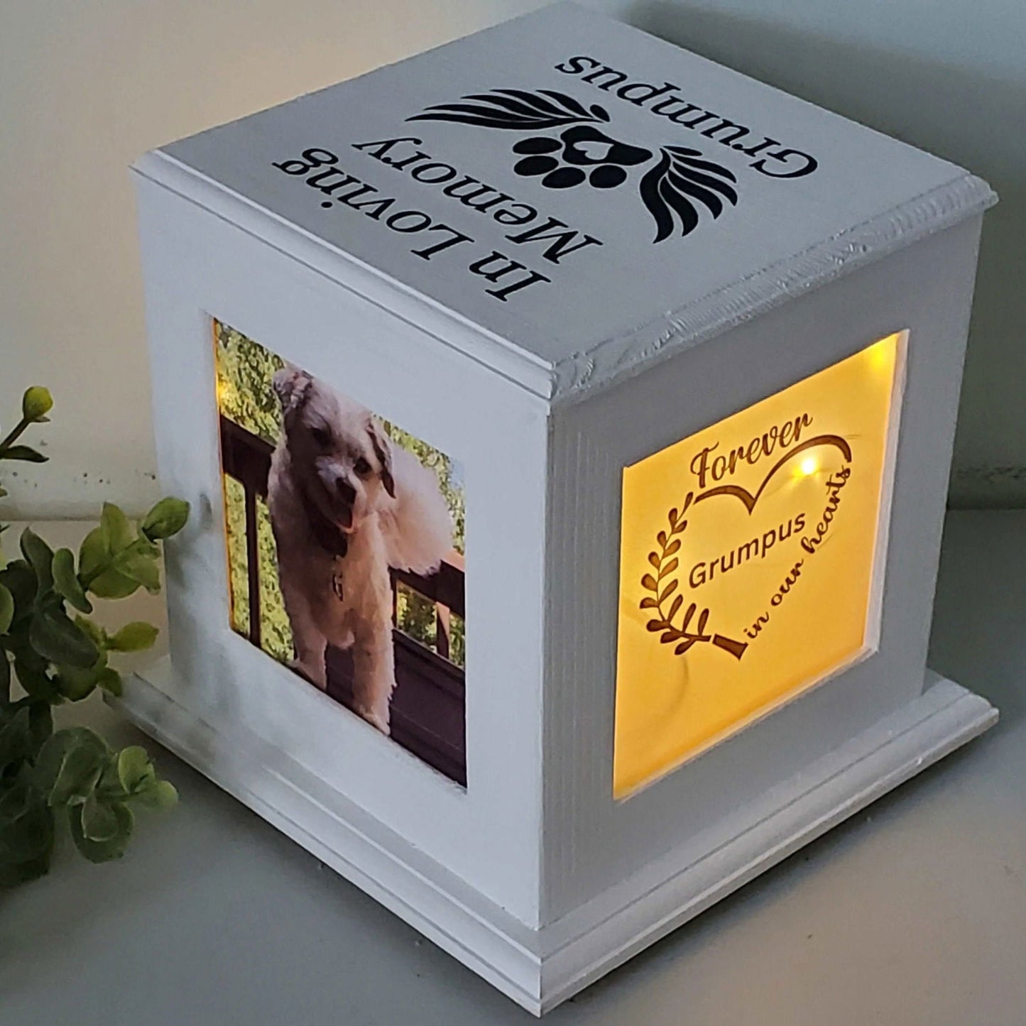 Custom Pet Urn: Personalized Dog Urn, Custom Cat Urn, Small Dog Urn - Wags and Willows