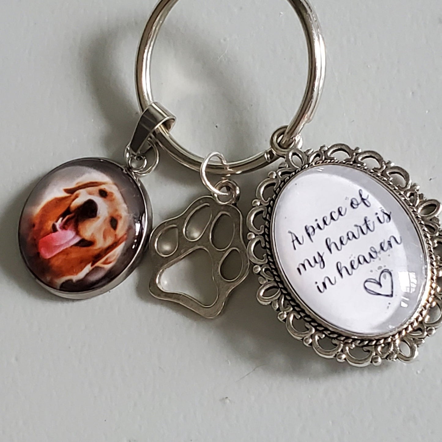 Dog Memorial Keychain - Wags and Willows