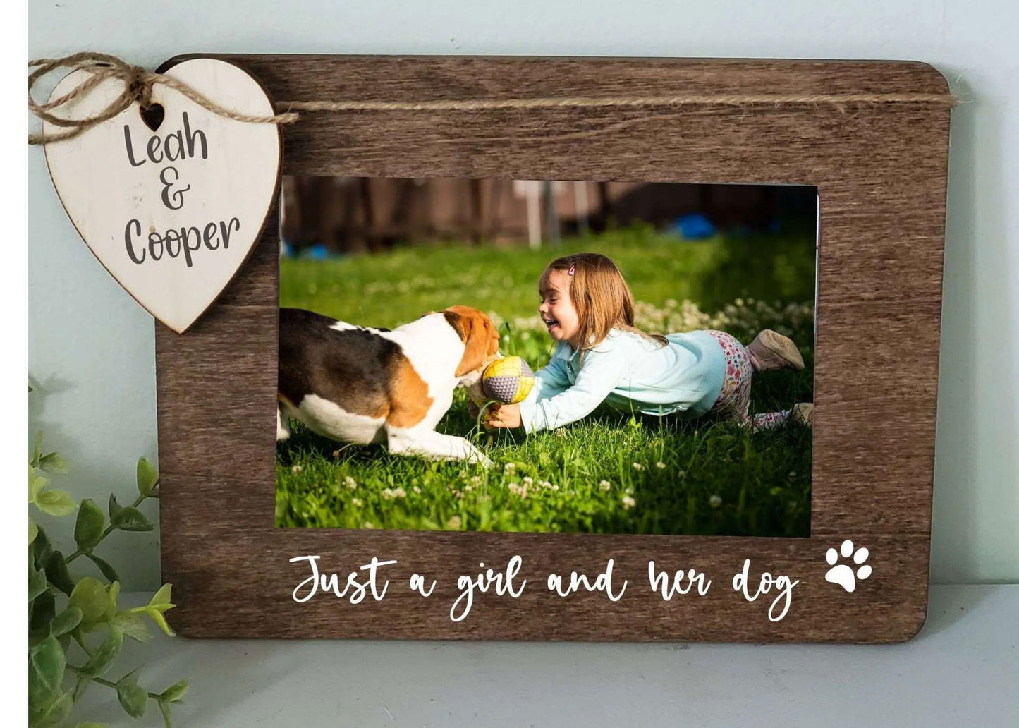 Dog Photo Frame, gift for girls, - Wags and Willows