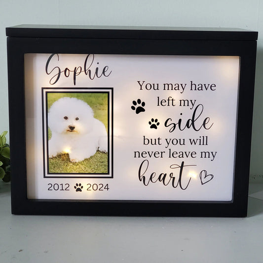 Large Dog Urn, Pet urn for large dogs, Cat urn, Pet urn for cats, pet memory box for ashes - Wags and Willows