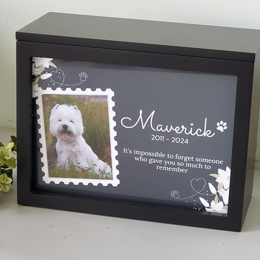 Large Dog urn for ashes, Custom Dog urn - Wags and Willows