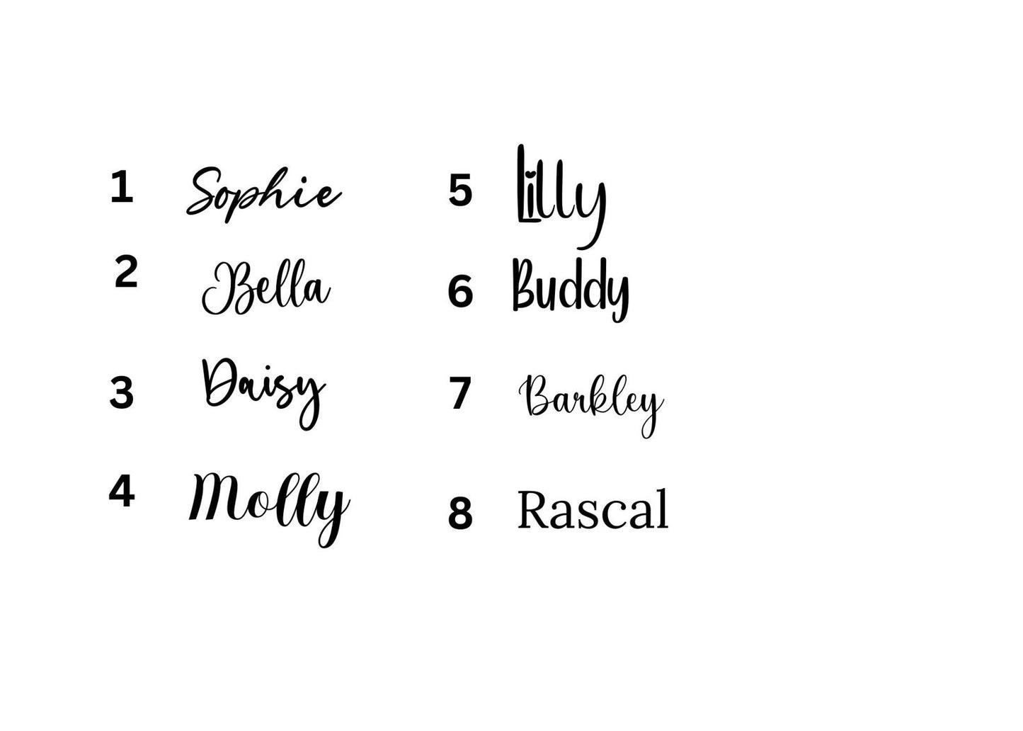 Personalized Dog Name Tag, Dog Tag for girl dog, Personalized Pet ID Tag, engraved stainless steel dog tag - Wags and Willows