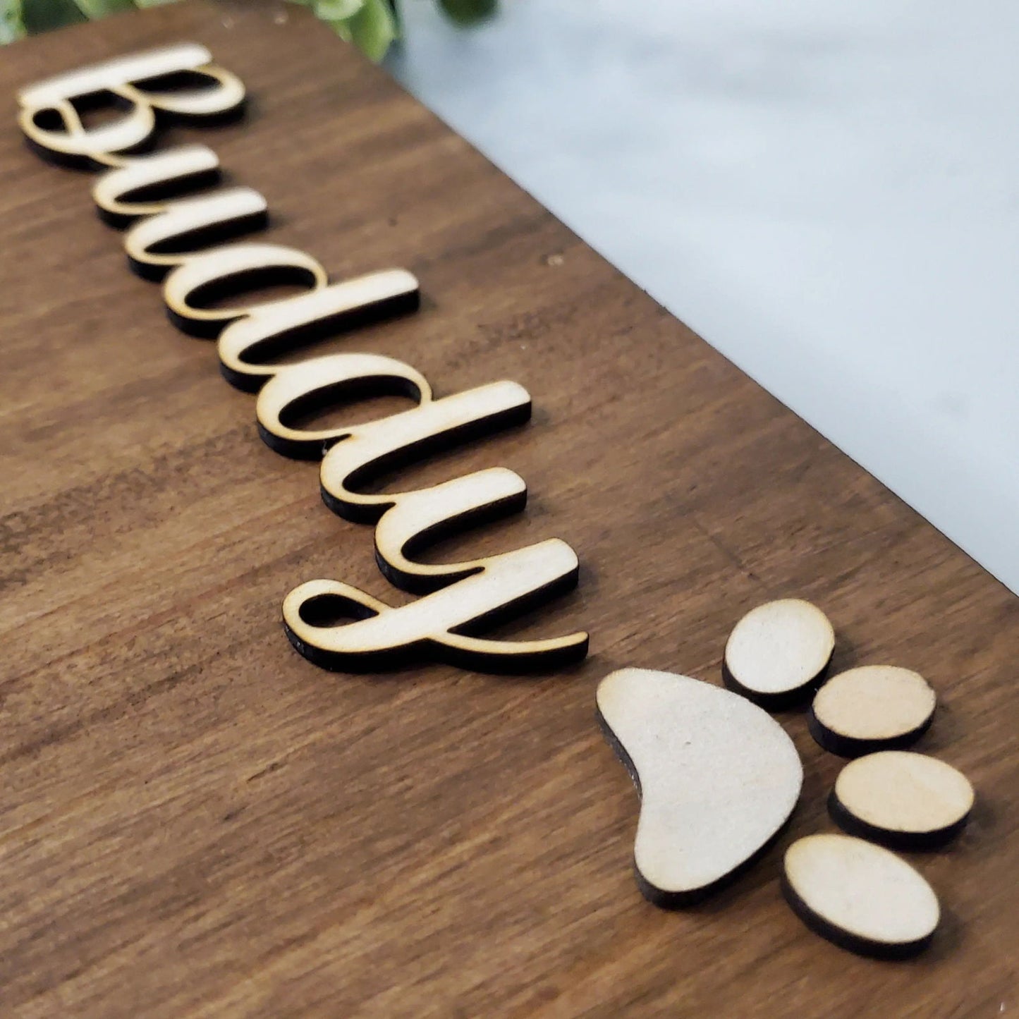 Personalized pet sign, gift for dog mom, gift for cat mom, funny dog sign, gift for pet lover - Wags and Willows