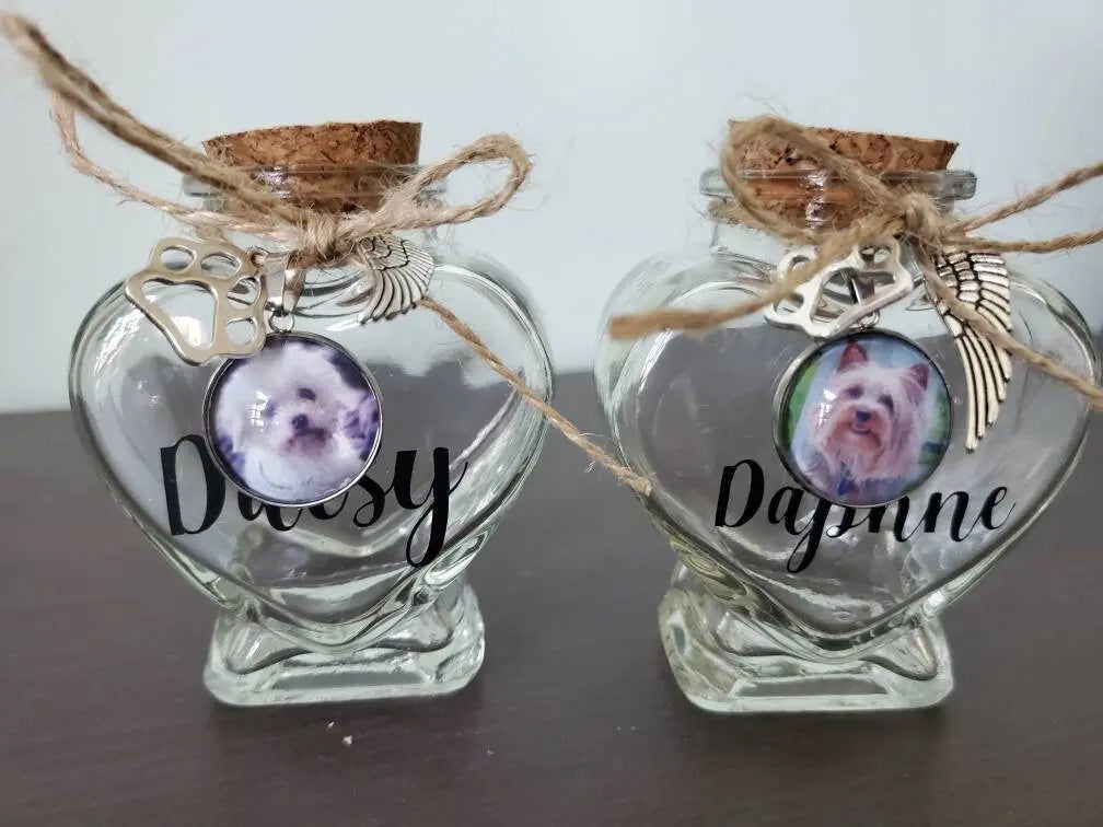 Pet Hair Keepsake Jar - Wags and Willows