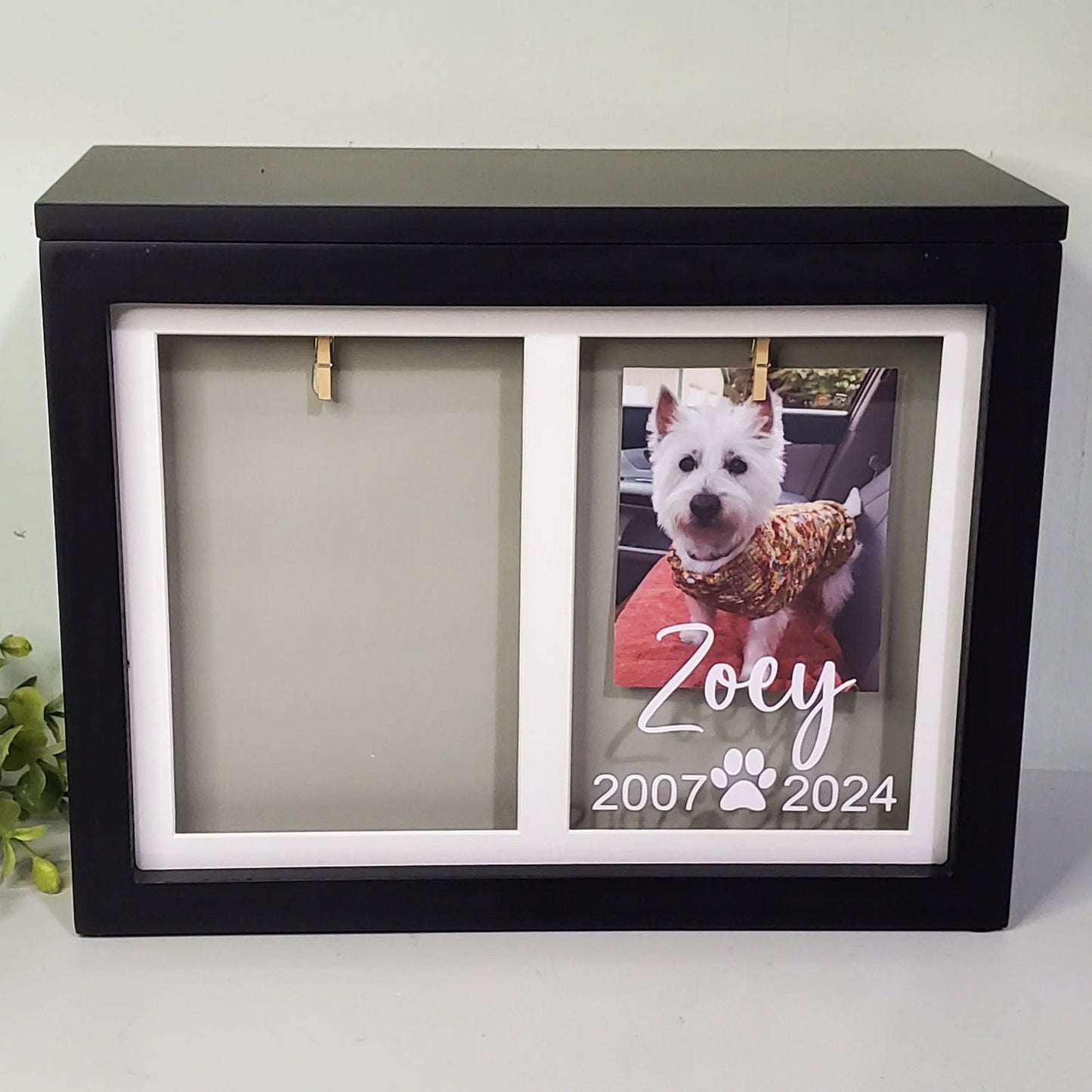 Pet Memorial Box for ashes - Wags and Willows