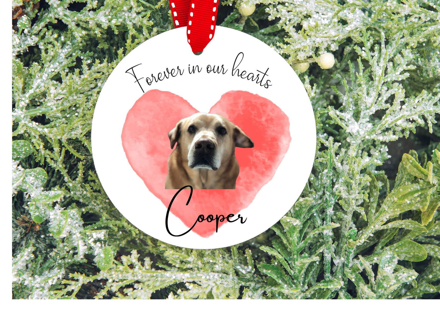 Pet Memorial Ornament, cat memorial, dog memorial, Gift for loss of dog, gift for loss of cat, dog ornament, cat ornament, pet memorial gift - Wags and Willows