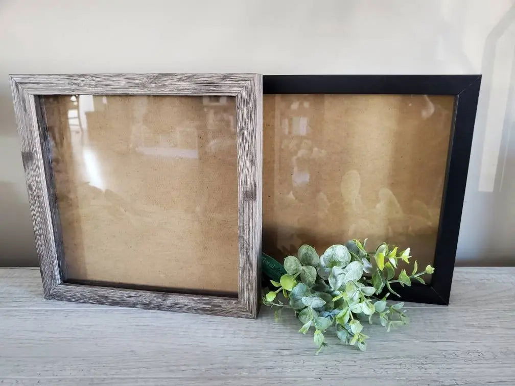 Pet Memorial Shadowbox for pawprint - Wags and Willows