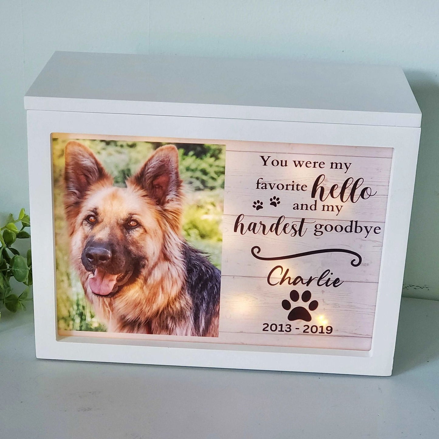 Pet Urn for Ashes, dog urn for ashes, cat urn for ashes - Wags and Willows