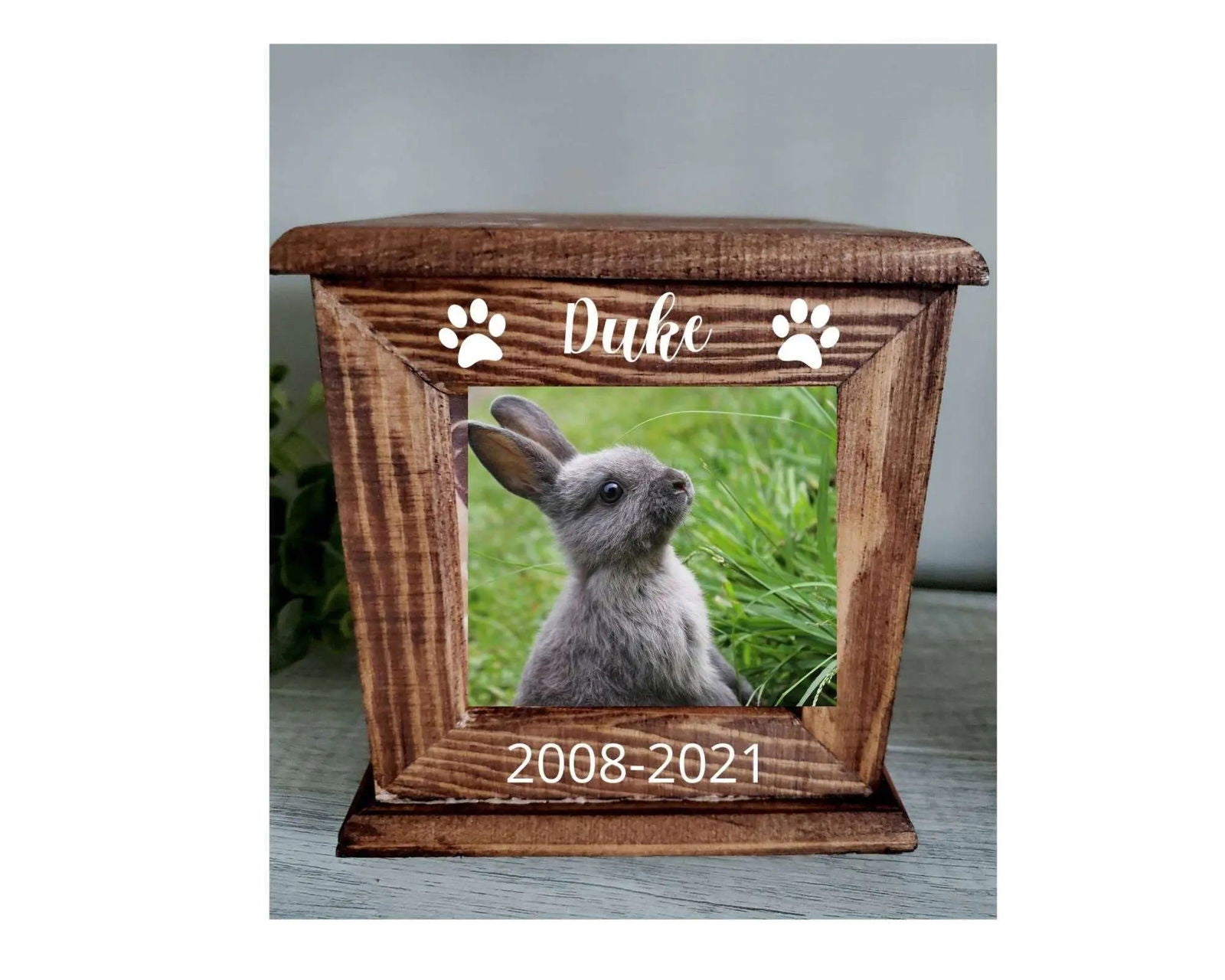 Pet Urn for Rabbit, Rabbit Memorial - Wags and Willows