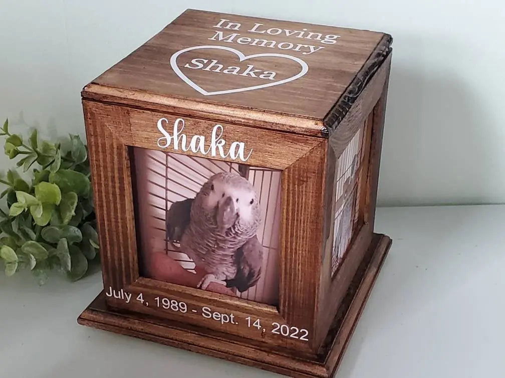 Pet Urn for birds, urn for birds, urn for small animals - Wags and Willows