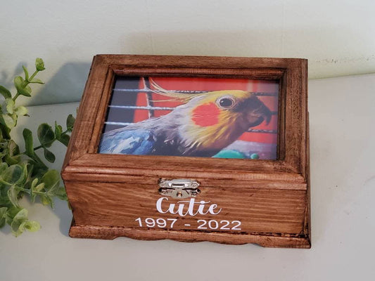 Pet Urn for birds, urn for birds, urn for small animals, Guinea pig urn, bird memorial,  rabbit Memorial urn - Wags and Willows