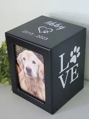 Pet Urn for dogs ashes, pet urn for cats ashes, Small Dog Urn, Large Dog Urn - Wags and Willows