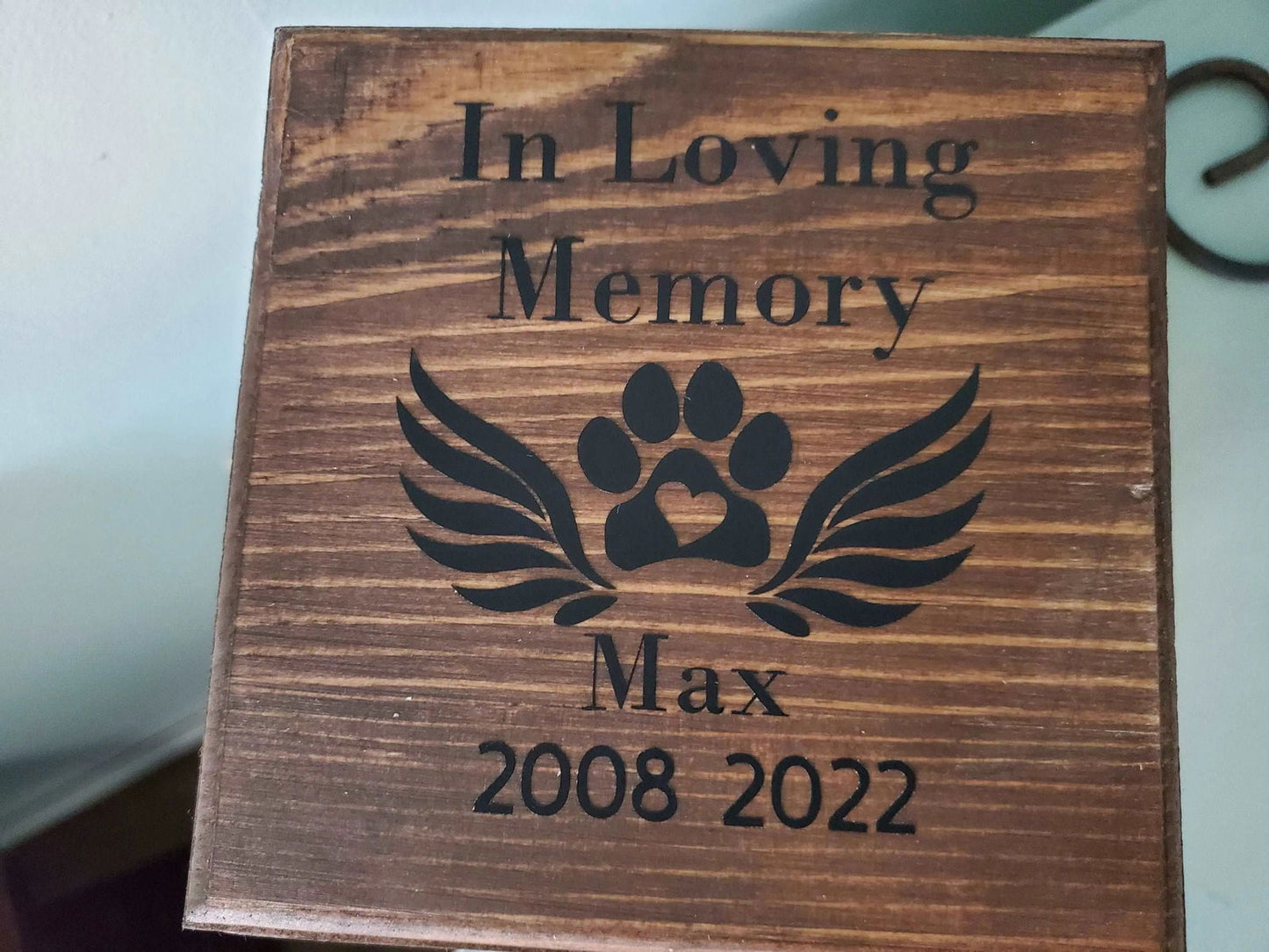 Pet Urn with photos, Guinea pig urn, urn for Guinea pig, Guinea pig memorial, urn for small animals - Wags and Willows
