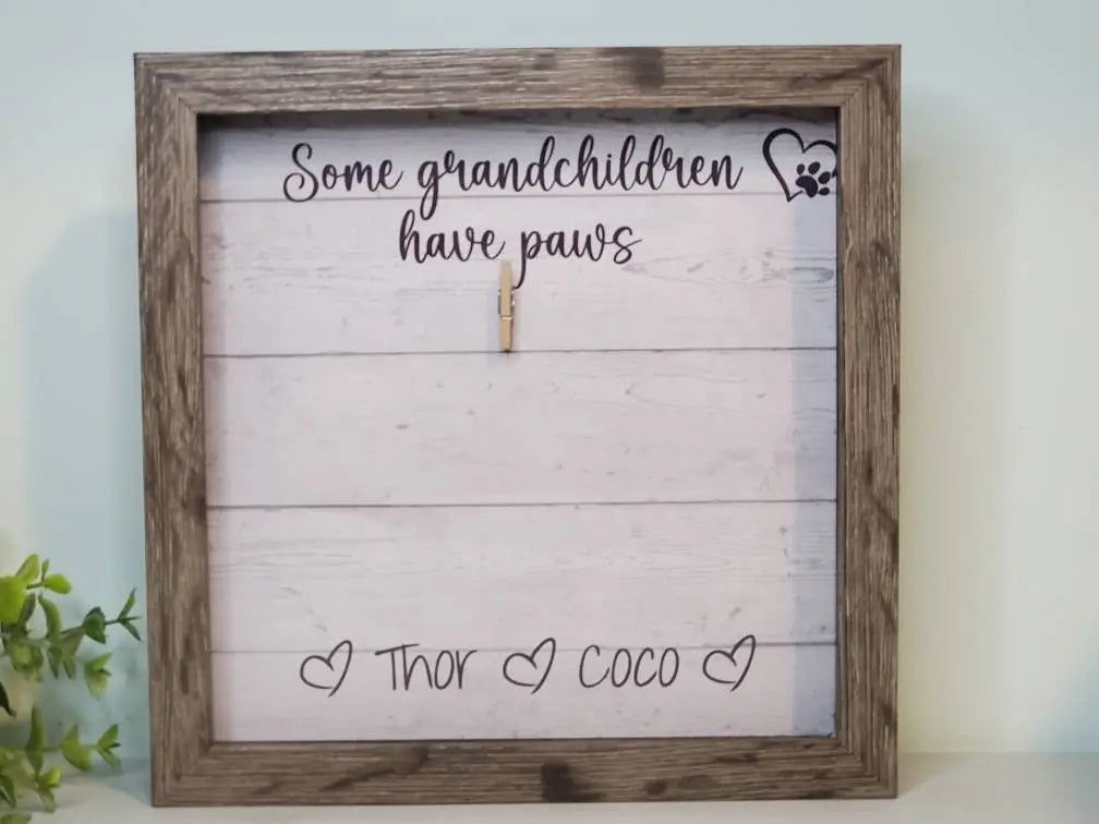 Pet grandma Picture Frame - Wags and Willows