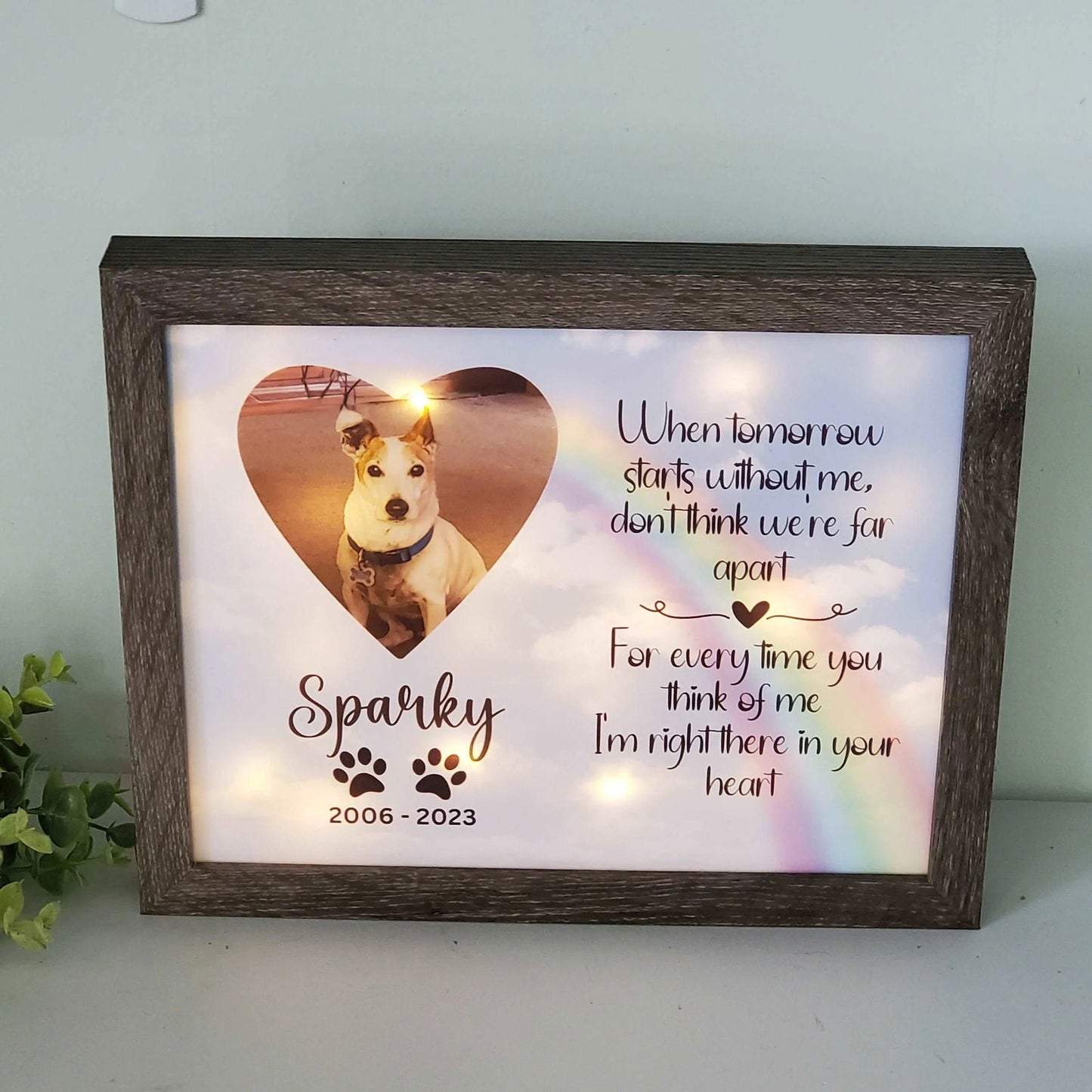 Rainbow Bridge Frame - Wags and Willows