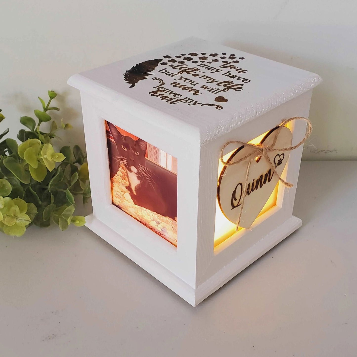 Small dog urn, cat urn, cat memorial, pet urn for cats, pet urn for dogs - Wags and Willows