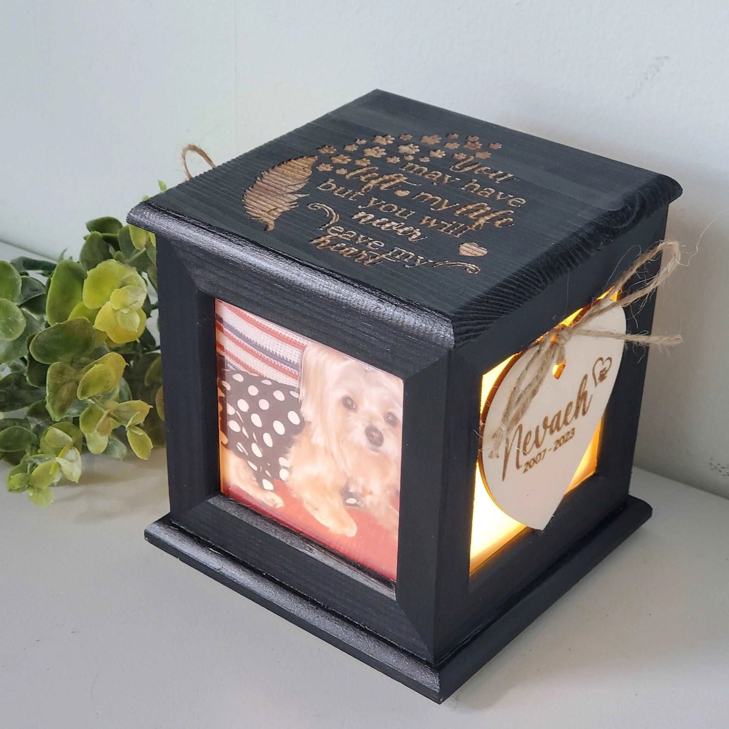 Small dog urn, cat urn, cat memorial, pet urn for cats, pet urn for dogs - Wags and Willows