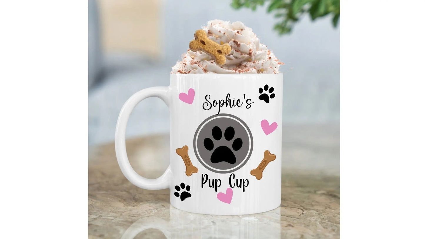 Gift for dog, Dog Pup Cup, dog mom gift - Wags and Willows 