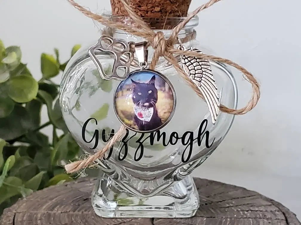 Pet Hair Keepsake Jar - Wags and Willows 