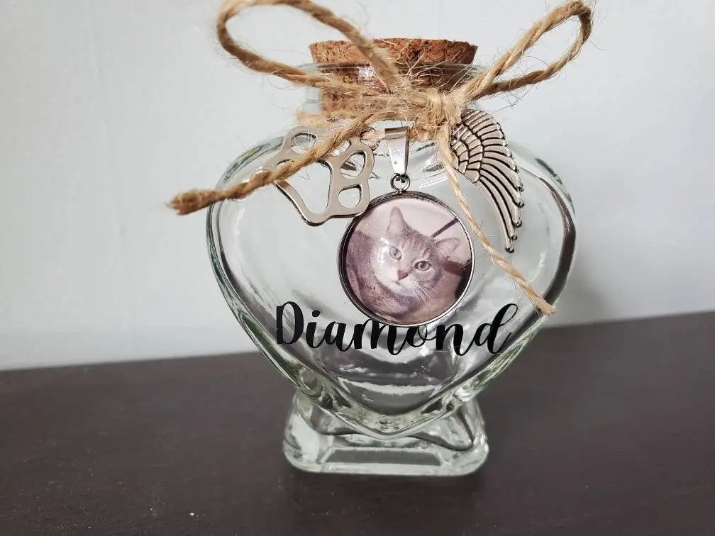 Pet Hair Keepsake Jar - Wags and Willows 