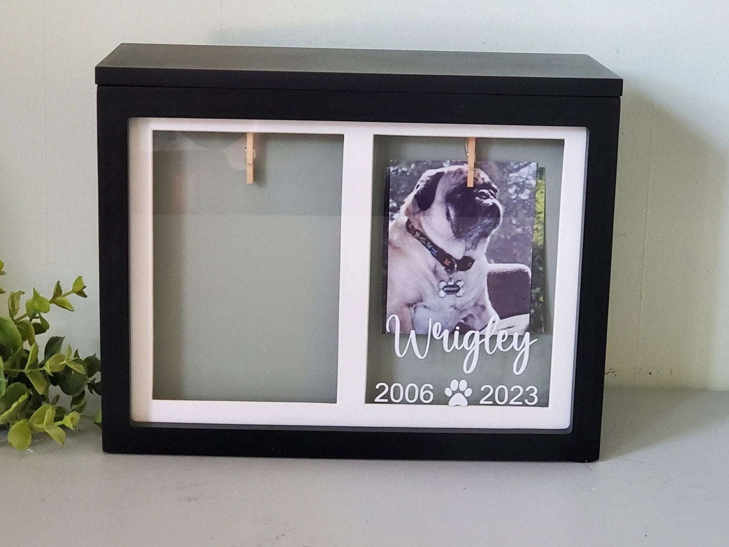 Pet Memorial Box for ashes - Wags and Willows 