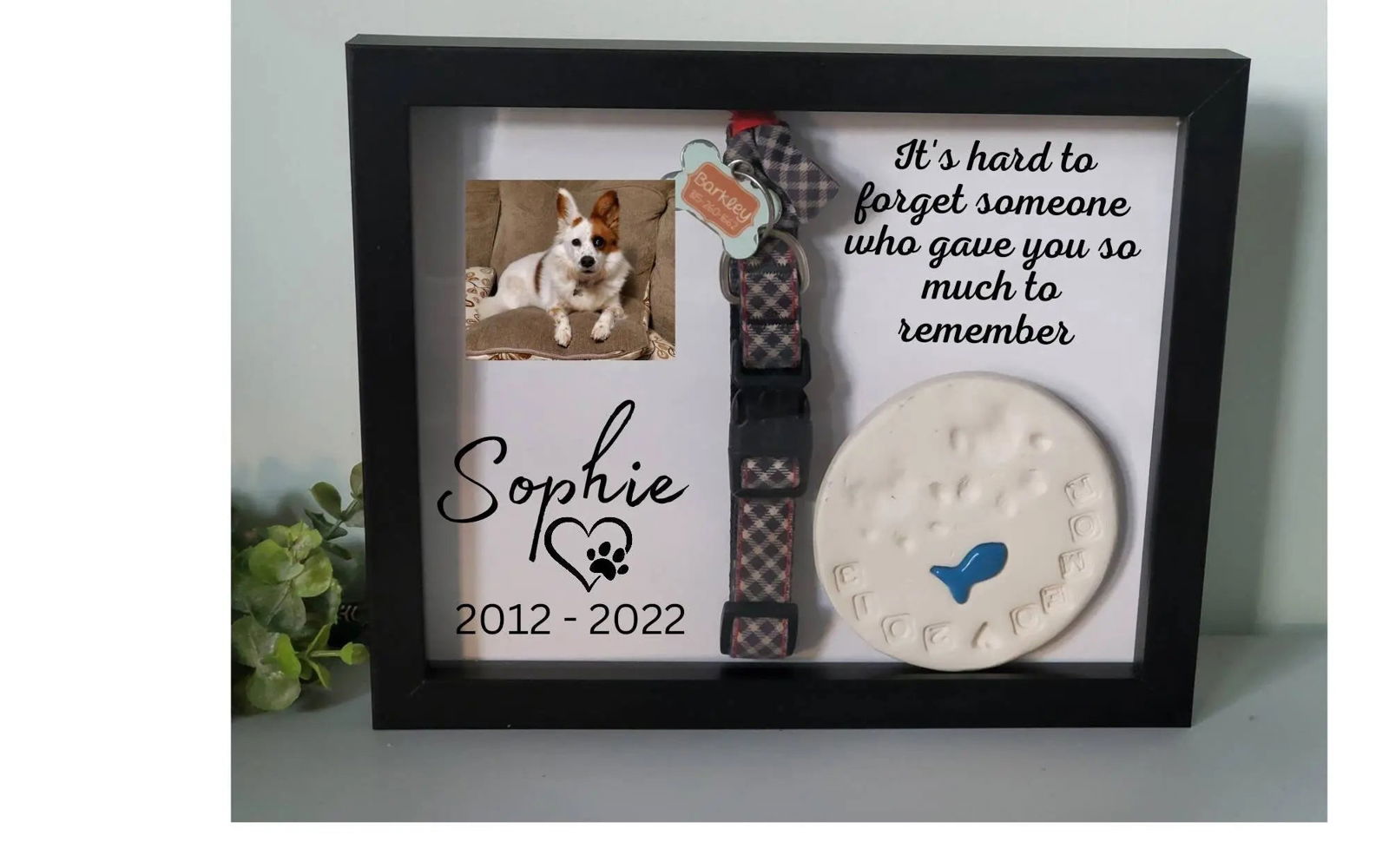 Pet Memorial frame - Wags and Willows 