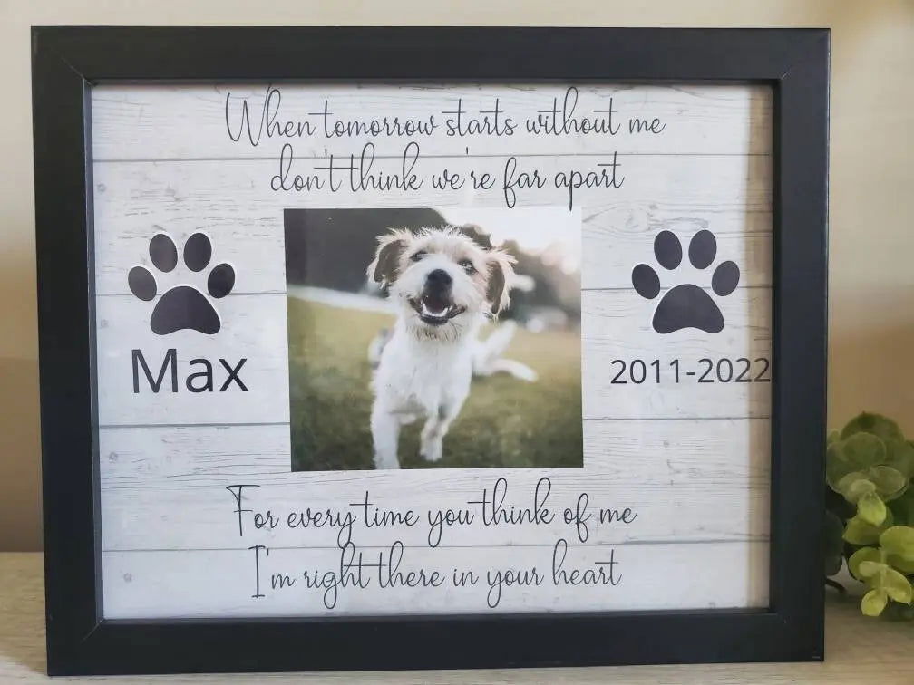 Pet Memorial frame - Wags and Willows 