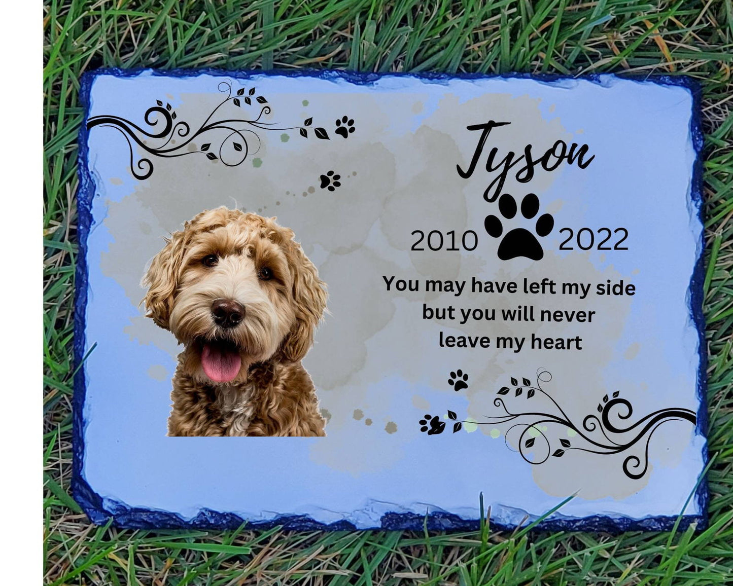 Pet Memorial garden Stone, pet memorial grave stone, Dog Memorial , Cat Memorial, Loss of Pet Gift, Pet Memorial grave stone, pet memorial - Wags and Willows 