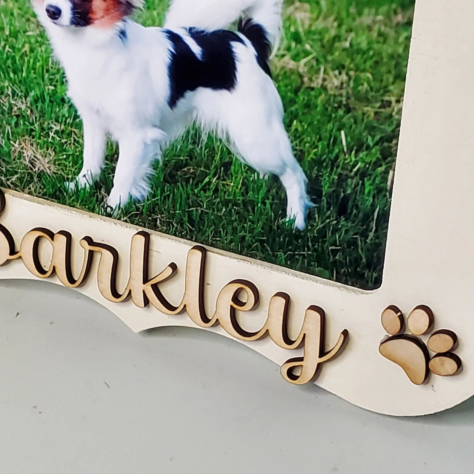 Pet Picture Frame, gift for dog mom, gift for cat mom, new puppy Gift, Dog Photo Frame, Cat Photo Frame - Wags and Willows 