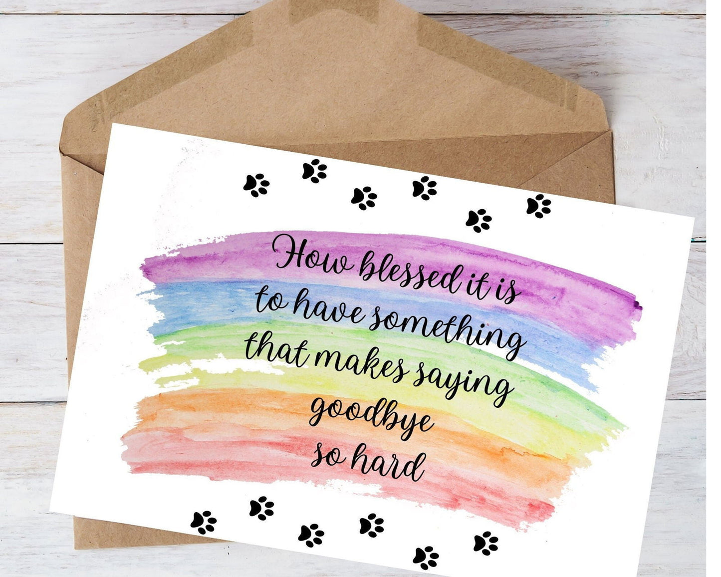 Pet Sympathy Card, Dog loss card, Dog Bereavement Card, Pet loss, Dog Loss Sympathy Card, Sorry for Your Loss, Loss of pet Cards - Wags and Willows 