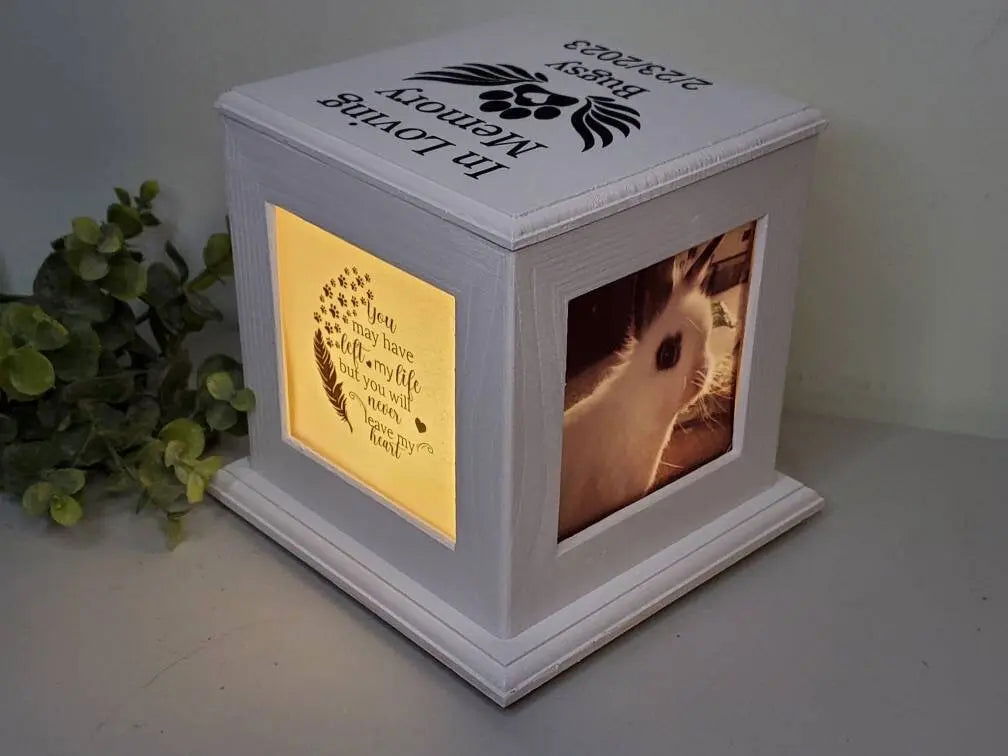 Pet Urn for Rabbit, Rabbit Memorial - Wags and Willows 