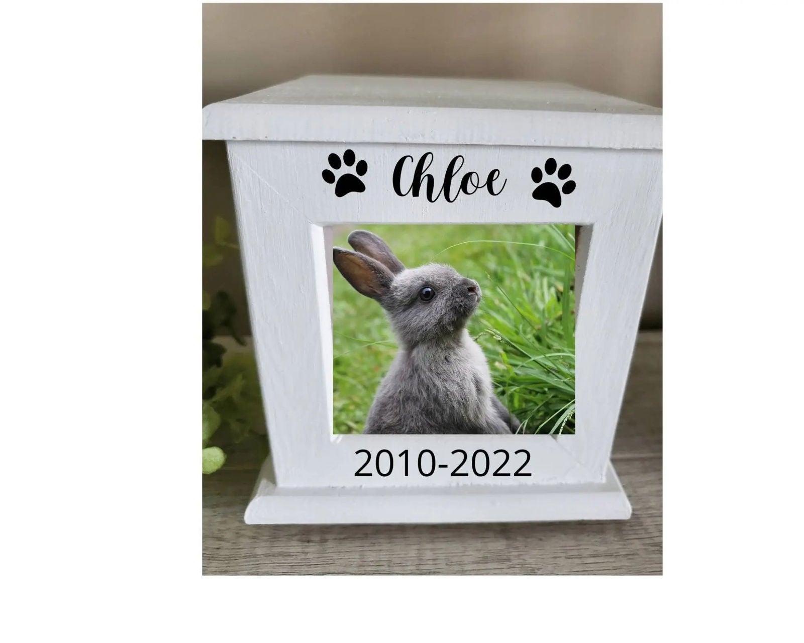 Pet Urn for Rabbit, Rabbit Memorial - Wags and Willows 