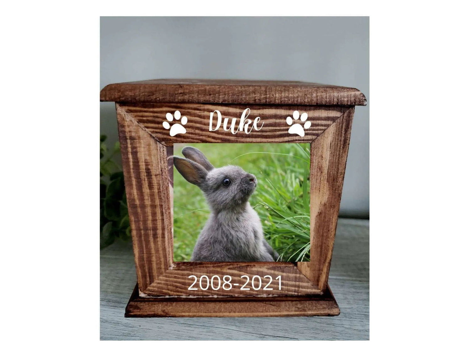 Pet Urn for Rabbit, Rabbit Memorial - Wags and Willows 