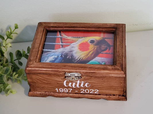 Pet Urn for birds, urn for birds, urn for small animals, Guinea pig urn, bird memorial,  rabbit Memorial urn - Wags and Willows 