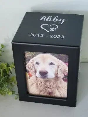 Pet Urn for dogs ashes, pet urn for cats ashes, Small Dog Urn, Large Dog Urn - Wags and Willows 