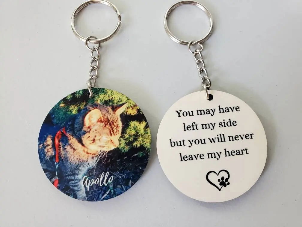 Pet memorial keychain - Wags and Willows 