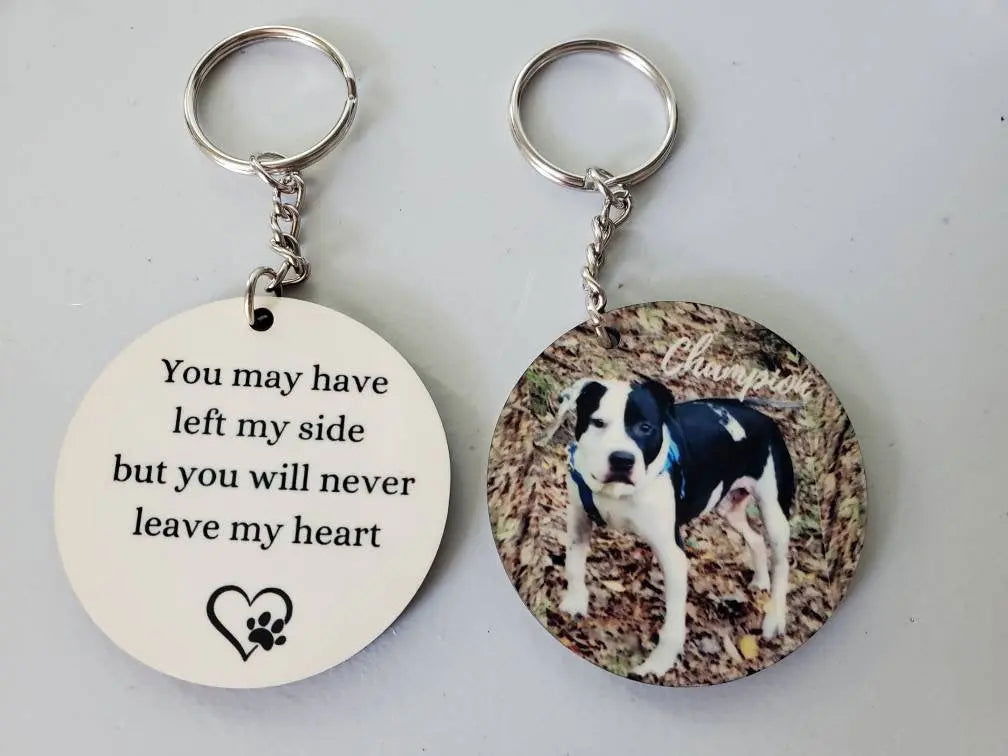 Pet memorial keychain - Wags and Willows 