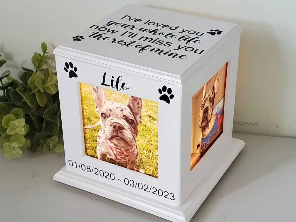 Pet urn for cats ashes, Pet Urn for Cats, Urn for dogs ashes, Pet urn for dogs - Wags and Willows 