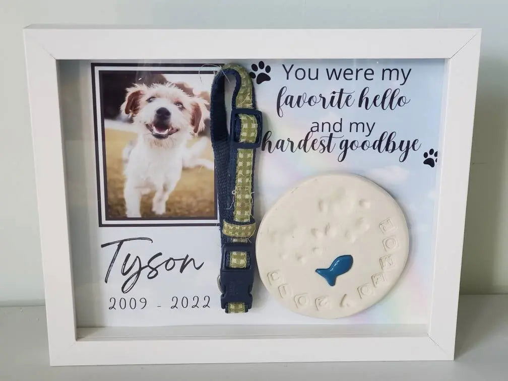 Picture frame Pet Memorial - Wags and Willows 