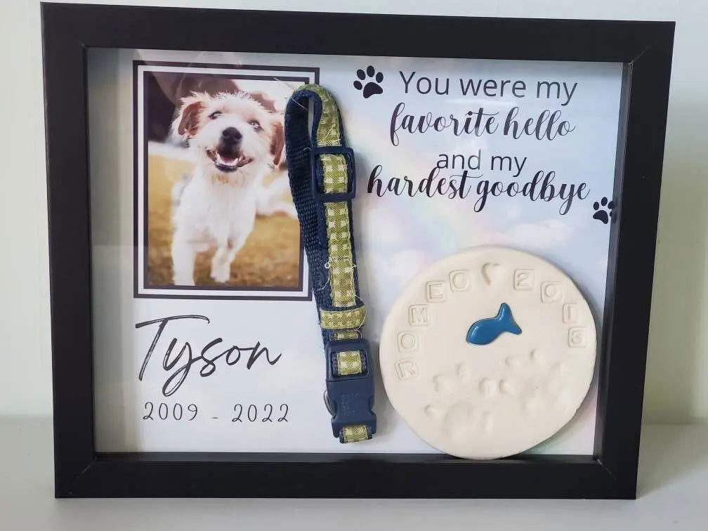 Picture frame Pet Memorial - Wags and Willows 