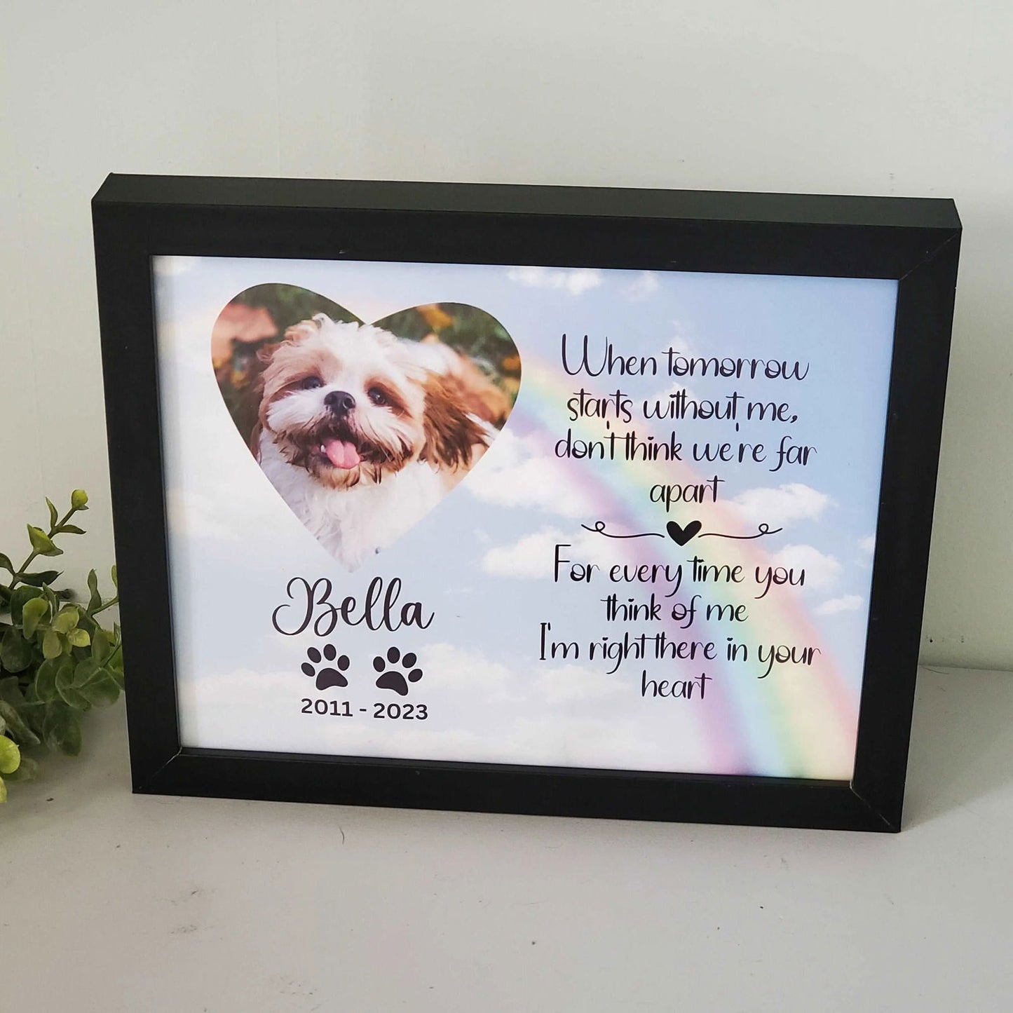 Rainbow Bridge Frame - Wags and Willows 