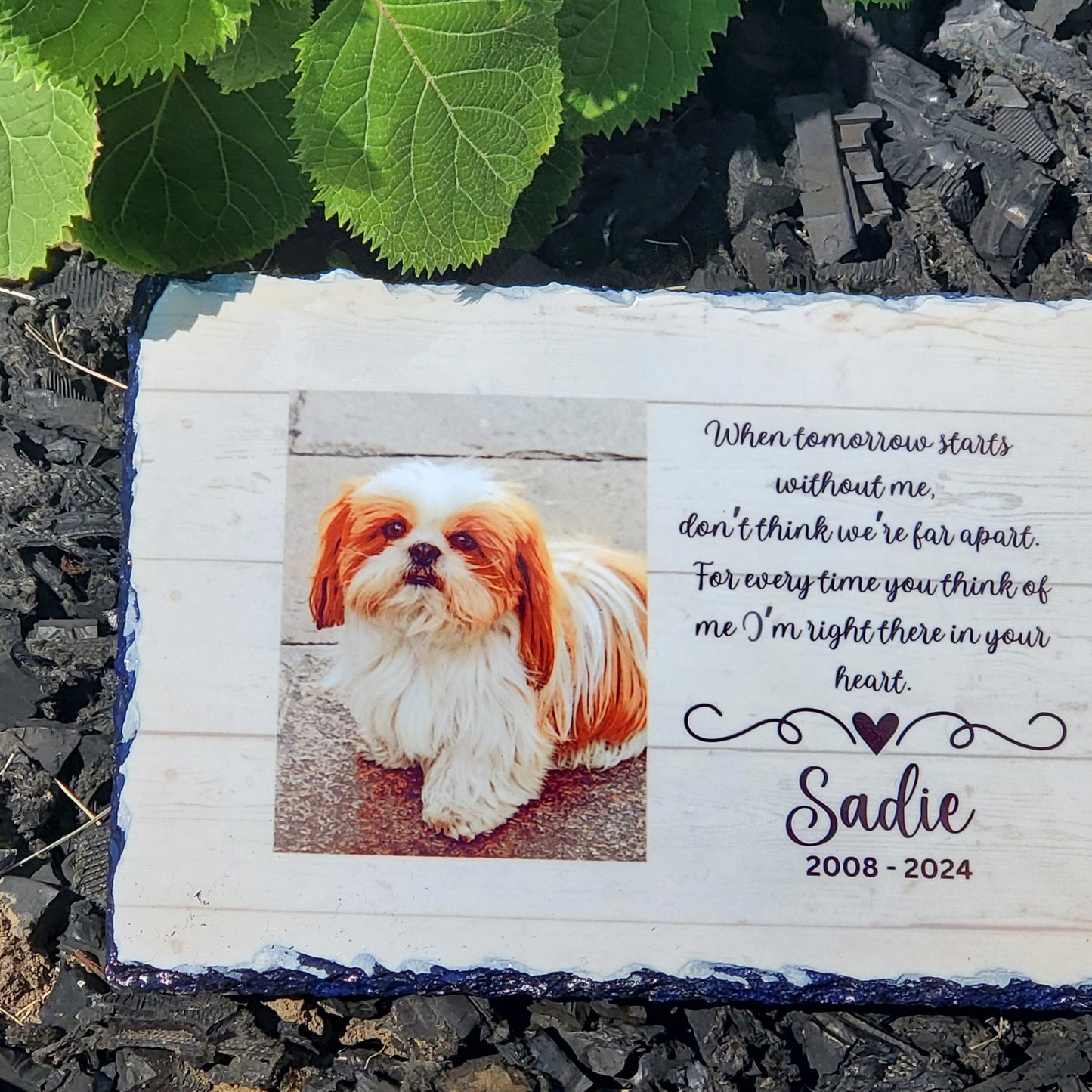 Pet Memorial Stone, pet memorial grave marker, Dog Memorial plaque, Cat grave marker memorial stone