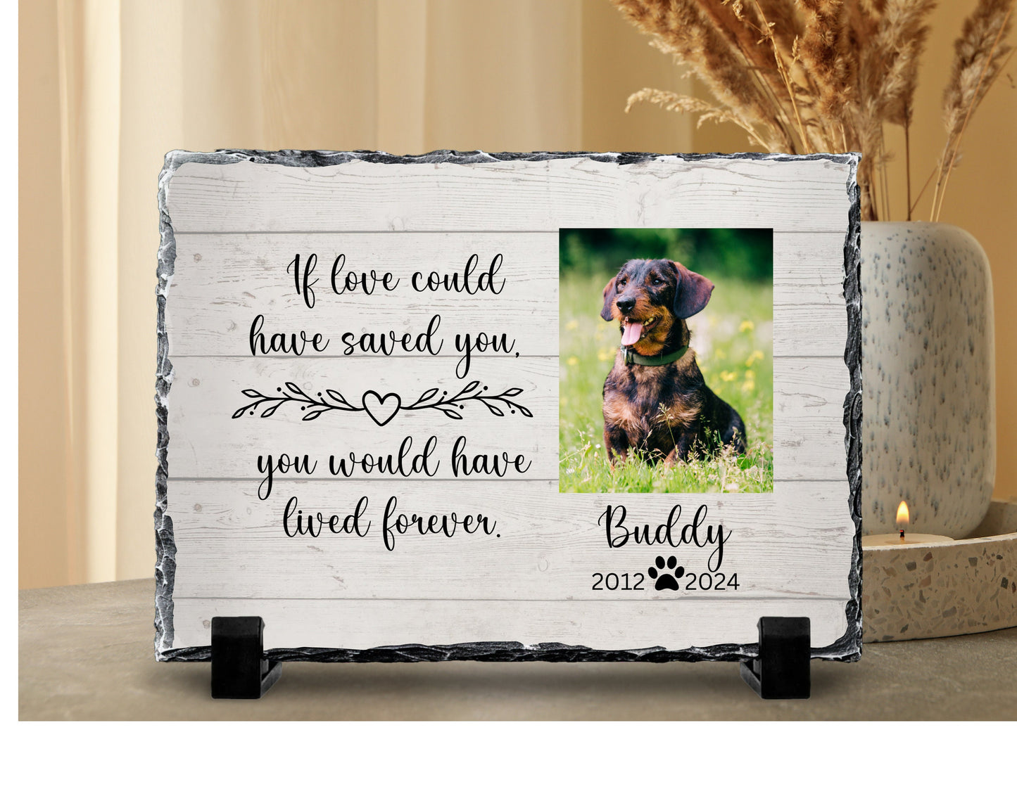 Pet Memorial Plaque, Pet Grave Marker, Pet Head Stone, Grave marker for dog, grave marker for cat Pet memorial Gift, Loss of Pet Gift