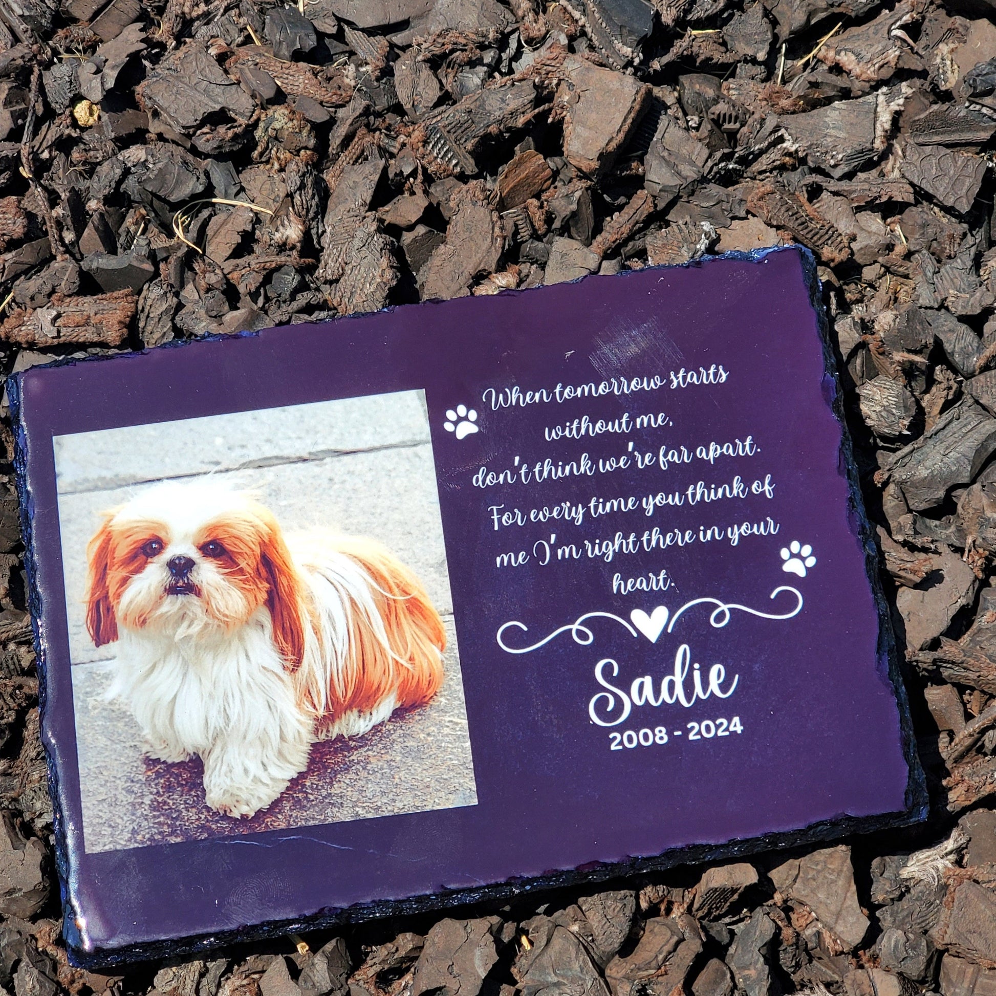 Pet Memorial Stone, pet memorial grave marker, Dog Memorial plaque, Cat Memorial grave marker, Loss of Pet Gift, Pet Memorial grave stone