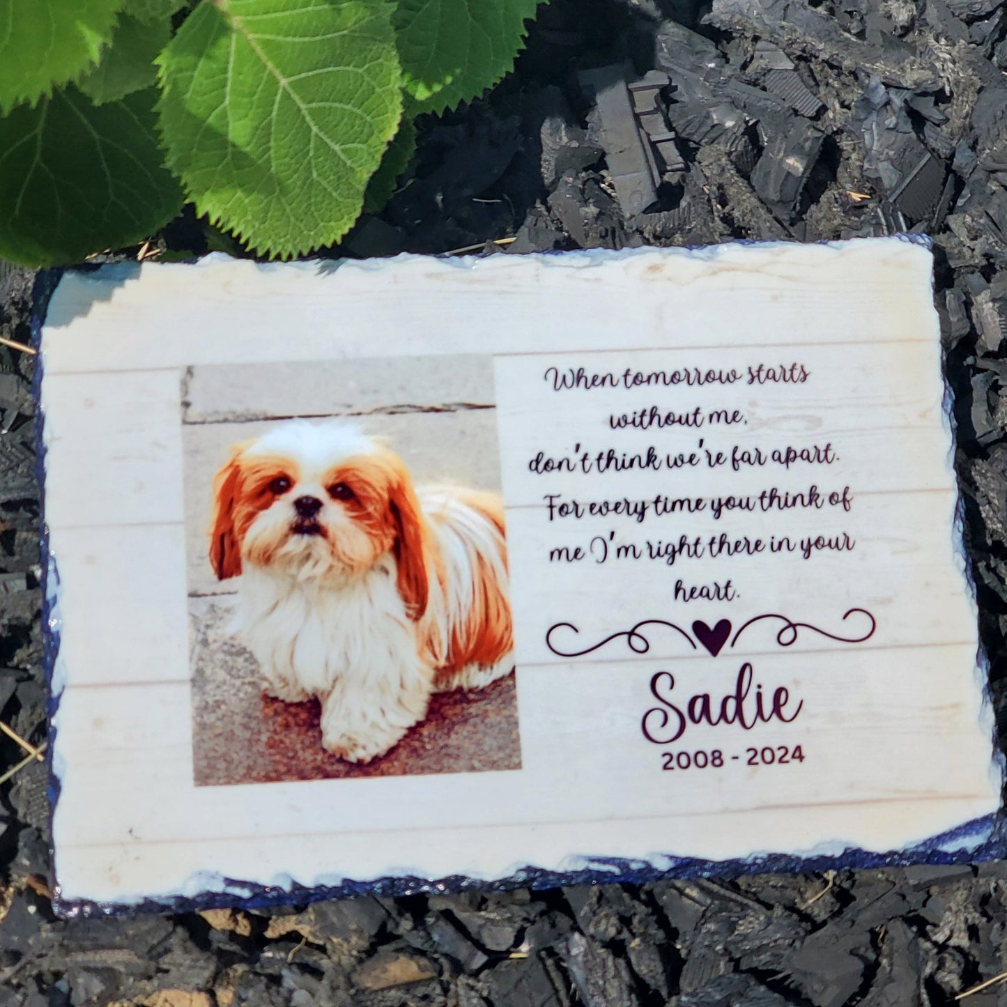 Pet Memorial Stone, pet memorial grave marker, Dog Memorial plaque, Cat grave marker memorial stone