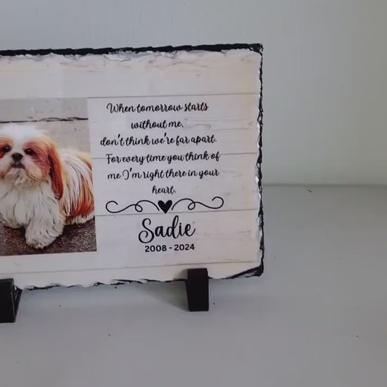 Pet Memorial Stone, pet memorial grave marker, Dog Memorial plaque, Cat grave marker memorial stone