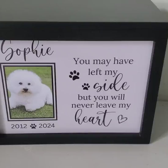 Large pet Urn for dogs, dog urn with photo, Pet Memorial urn, Cat Urn with Picture, urn for large dog, cat urn, pet cremation memory box